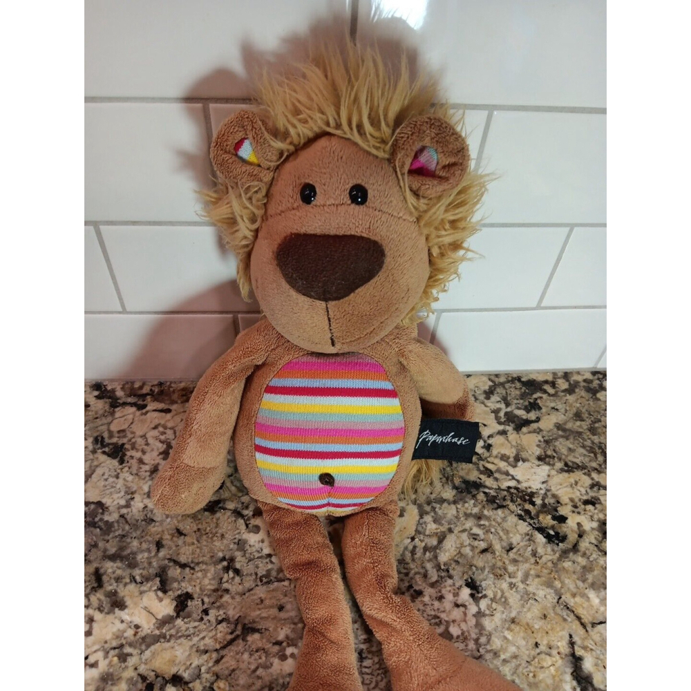 Paperchase Lion Plush Teddy So Soft! Messy Hair Lion Teddy Bear